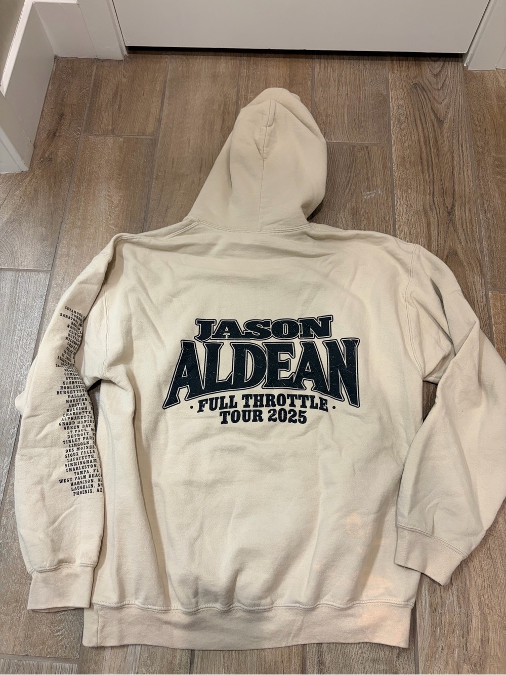 Jason Aldean Full Throttle concert Tour hoodie large